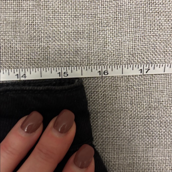 Massimo Dutti Black High-Rise, Straight Leg Jeans. - Picture 8 of 11